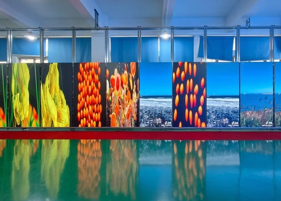 Rentage en aluminium sous pression étanche à l'eau P3.91 Panneau d'affichage LED 1/16 Mode de numérisation IP43 Convient pour les affiches publicitaires