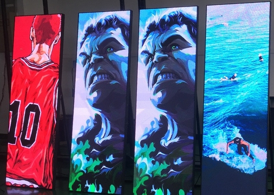 Rentage en aluminium sous pression étanche à l'eau P3.91 Panneau d'affichage LED 1/16 Mode de numérisation IP43 Convient pour les affiches publicitaires