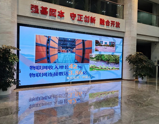 Location intérieure Affichage à LED à couleur P3.91 Mur vidéo Scène arrière-plan