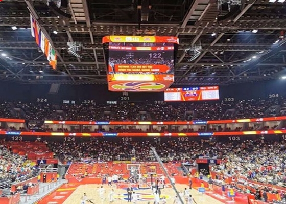 P10 Périmètre du stade Affichage LED à couleur complète 3000Hz 1R1G1B 320x160mm