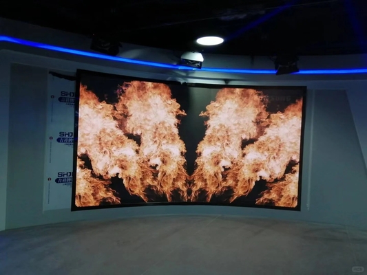 Écran incurvé DIP fixe/location Publicité P16 Écran LED extérieur Affichage mural vidéo haute résolution