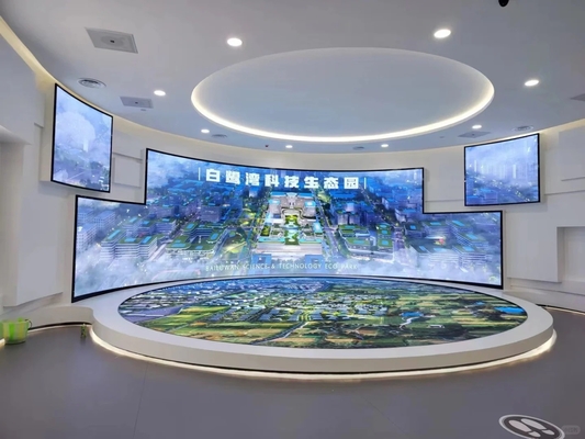 Écran incurvé DIP fixe/location Publicité P16 Écran LED extérieur Affichage mural vidéo haute résolution