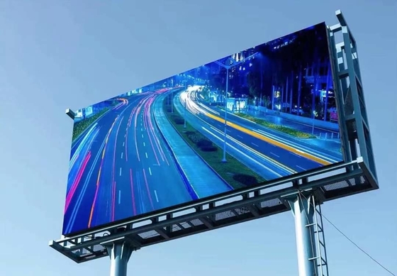 Écrans LED extérieurs en aluminium moulé sous pression à haute vitesse certifiés RoHS / FCC