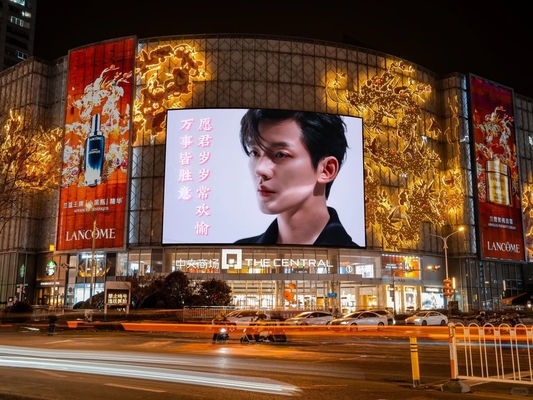 Écran publicitaire fixe/location boîte en fer Écran LED extérieur, vitres à haute fréquence de rafraîchissement