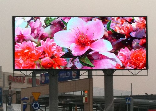 Écran en aluminium sous pression Boîte de fer / Location Commercial Freestanding Outdoor Affichage LED Full Color Pour la publicité dans la rue et les supermarchés