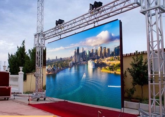 P4 Ultra Slim Écran LED de location extérieur, affichage LED haute résolution SMD2727