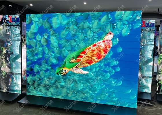 Téléviseur en aluminium moulé sur mesure à LED Écran imperméable à l'eau / P10 Location de moniteur LED intérieur avec puce Epistar