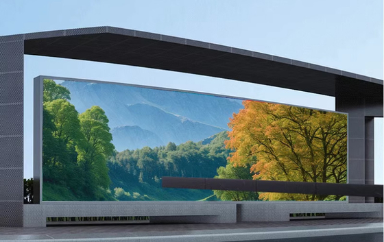 P6.67 Affichage vidéo LED fixe étanche à l'eau à l'extérieur destiné à la publicité, à la projection de films muraux