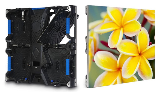 Module 256 mm x 128 mm couleur complète SMD2121 Affichage LED RGB intérieur Écran en aluminium sous pression P4 768X768mm Taille