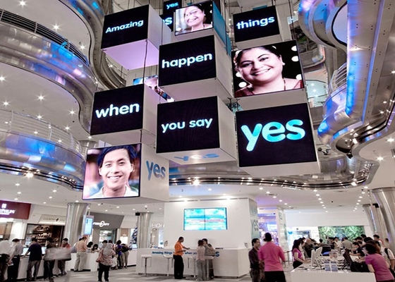 Publicité commerciale Écran LED de location Panneau d'affichage numérique étanche P6 Facile à installer