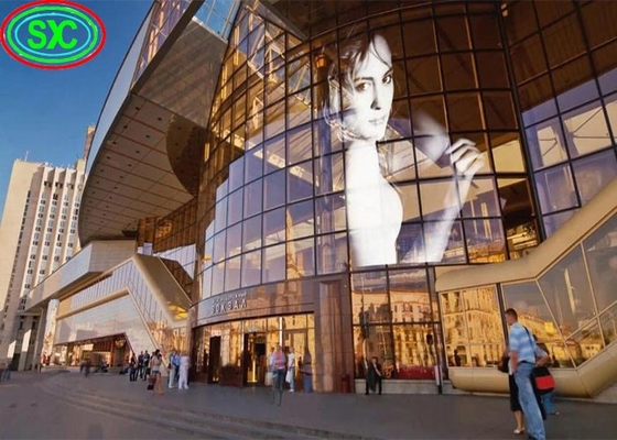 Écran d'affichage LED transparent en couleur complète pour intérieur P3.9-7.8