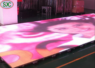 P3.91 Éclairage LED à couleur entière intérieur Plancher de danse 250*250 mm Module LED 65410 points/m2