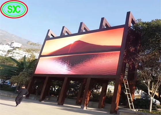 P3.91 Panneau d'affichage extérieur 5000 nuits Lumière 500*500 mm 1R1G1B