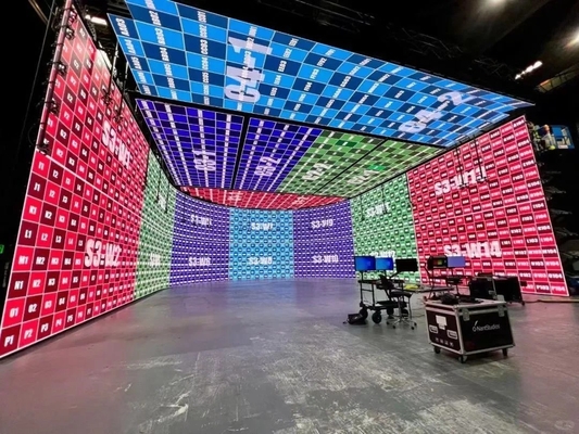 Programmeable HD HQ 1R1G1B 4,81 mm Écran LED transparent support de signalisation numérique