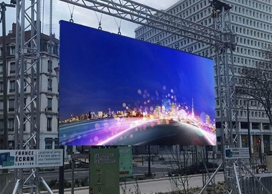 P4.81 Résolution Location affichage HD LED 250*250 centres commerciaux et rues