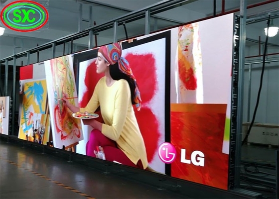 SMD2121 P5 Full Color Advertising LED Display en aluminium moulé par injection 1/32 Scanner 3 ans de garantie