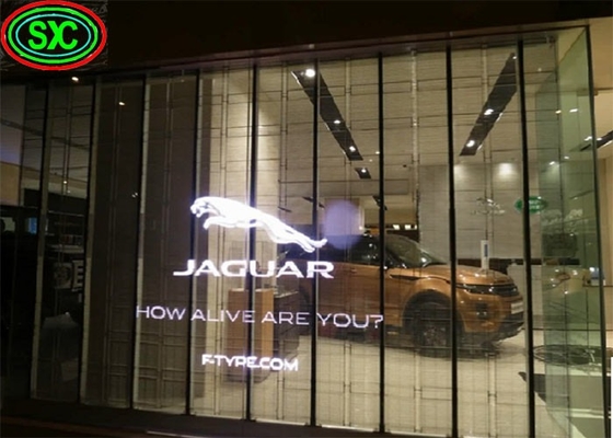 Écran d'affichage LED transparent en couleur complète pour intérieur P3.9-7.8