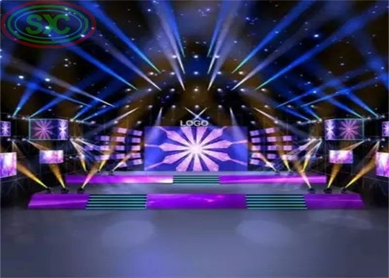 Ultra-mince petit emplacement Location P2.604 Indoor LED Stage Mur vidéo couleur complète Ultra HDécran LED publicitaire