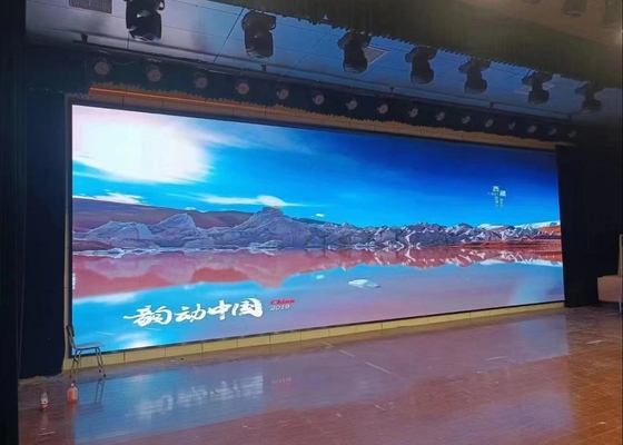 Écran de location LED à haute définition en couleur entière / mur vidéo LED intérieur de conférence