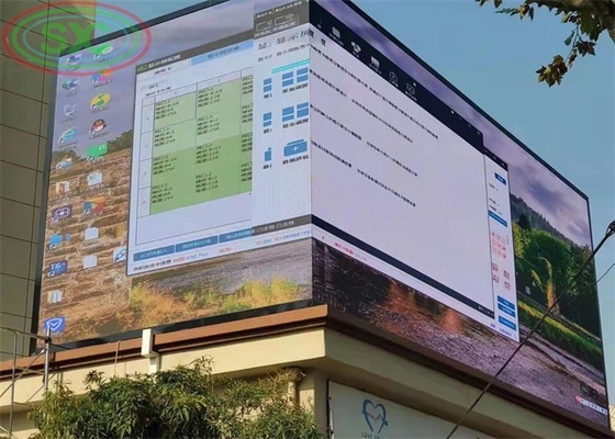 Écran LED plein couleur extérieur P6 Panneau d'affichage Service arrière Personnalisé Panneau publicitaire fixe
