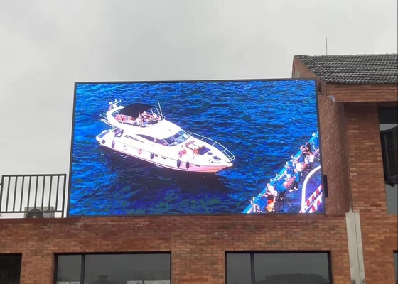 Écran LED plein couleur extérieur P6 Panneau d'affichage Service arrière Personnalisé Panneau publicitaire fixe