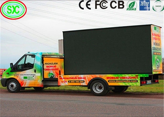 Affichage à LED de camion mobile à fréquence de 60 Hz pour la publicité extérieure en déplacement