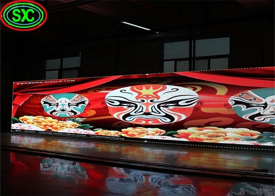 Écran LED intérieur en couleur complète de 256 mm x 128 mm avec SMD2121 haute définition et matériau en aluminium à moulage sous pression
