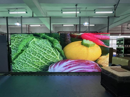 Écran LED intérieur en couleur complète de 256 mm x 128 mm avec SMD2121 haute définition et matériau en aluminium à moulage sous pression