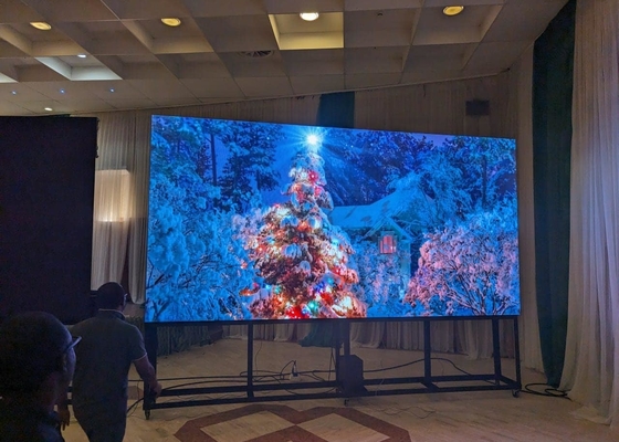 Canbest V Series 500x500mm Cob P1.2 P1.5 P1.9 P2.6 P2.9 Écran d'affichage à LED à angle droit à l'intérieur