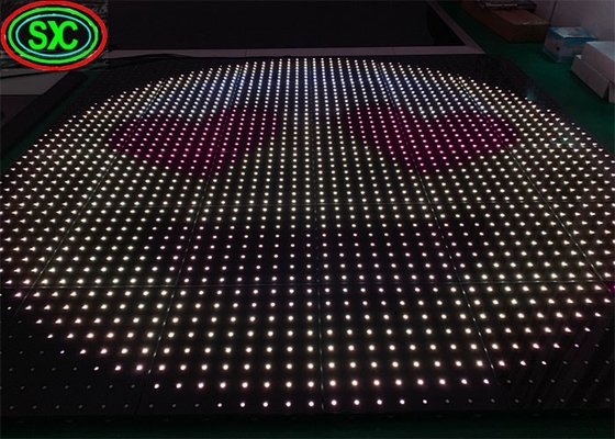 Équipement de scène Fête de mariage Show DJ Full Color RGB LED Disco Lumière Écran de sol de danse