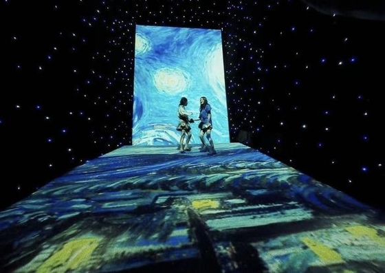 Panneaux de sol de danse LED interactifs Affichage de location de scène P3.91 P4.81 P5.2 P6.25 Écran de carreaux de sol LED Aucune critique encore