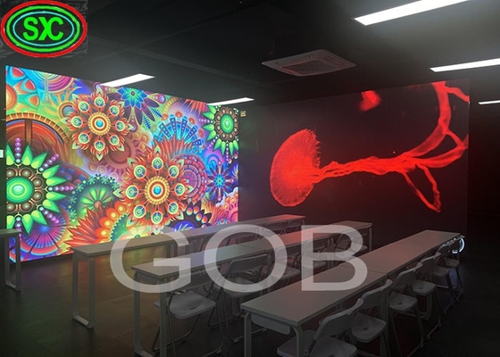 Canbest V Series 500x500mm Cob P1.2 P1.5 P1.9 P2.6 P2.9 Écran d'affichage à LED à angle droit à l'intérieur
