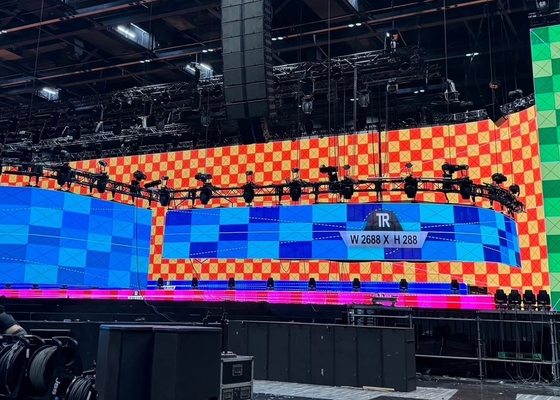 Le mur vidéo à LED Location intérieure P2.6 Écran Affichage extérieur P3 Pleine couleur P4 Panneau médiatique P2 Écran LED
