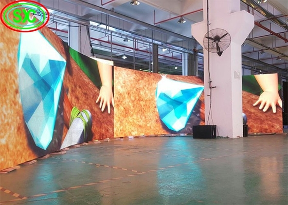 Écran LED à couleur entière à l'intérieur Location d'écran LED à haute luminosité Location
