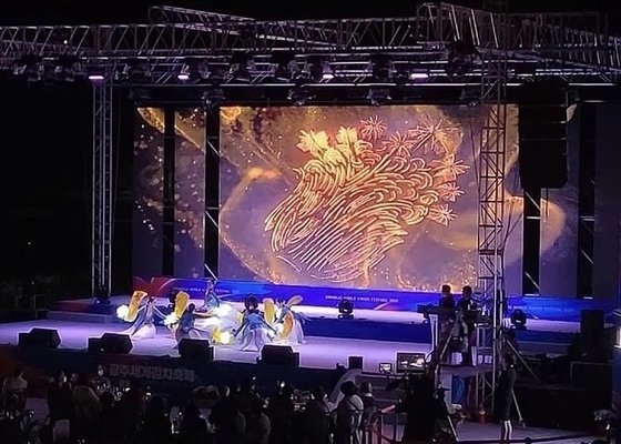 Écran de location LED à LED à l'intérieur Full Color HD P4.81 pour panneaux muraux vidéo de concert