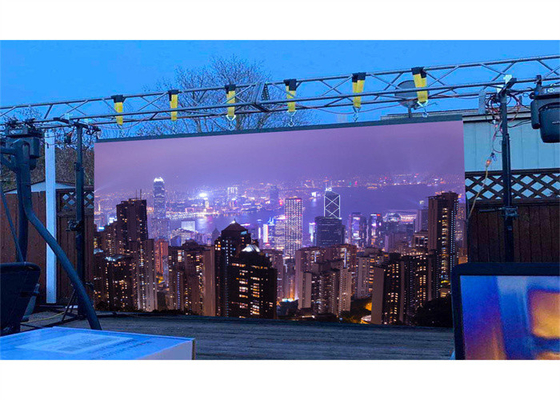 Consommation moyenne de 3 mm 438 Watt/m2 Panneau d'affichage LED de location Taille 960*960 mm pour l'affichage haute définition