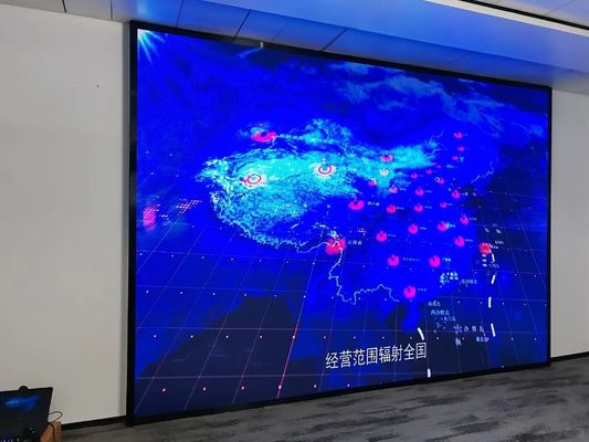 Affiche LED d'intérieur ultra-mince portable P3.91 avec support pliable COB