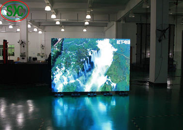 P6 Écran LED en aluminium moulé sous pression en couleur intérieure pour centres commerciaux / aéroports, 384 mm x 192 mm
