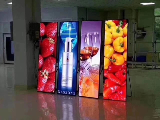 Écran LED commercial facile à installer avec puces LED SMD2121 et configuration couleur 1R1G1B