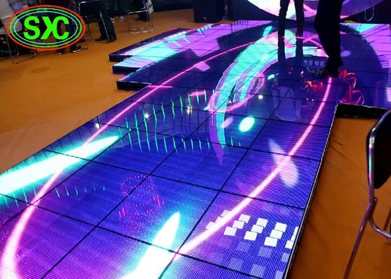P3.91 Éclairage LED à couleur entière intérieur Plancher de danse 250*250 mm Module LED 65410 points/m2