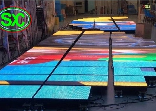 P3.91 Éclairage LED à couleur entière intérieur Plancher de danse 250*250 mm Module LED 65410 points/m2