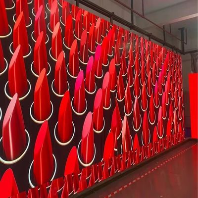 Écran de location en aluminium en fonte personnalisable Salle de réunion Église HD Écran LED flexible COB P0.9