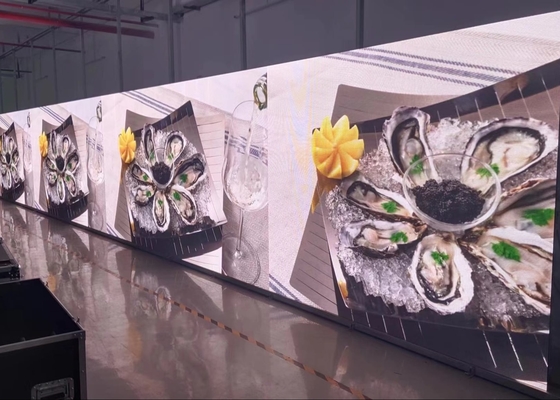 Location d'un écran publicitaire à LED écran P2.5 HD d'aluminium