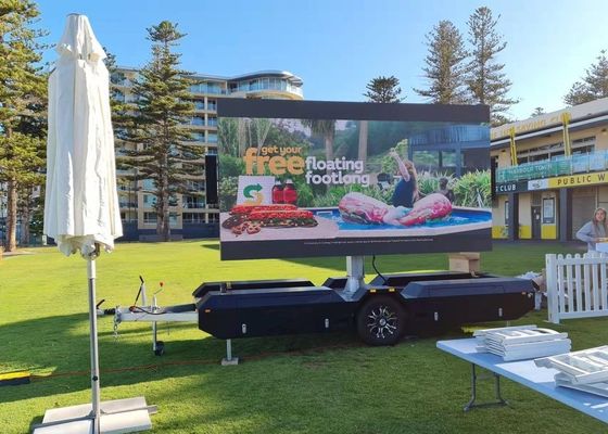 P10 SMD 3535 à l'extérieur Affichage LED à pleine couleur pour camions mobiles IP65