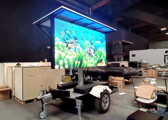 Pixel Pitch 5 mm Display LED de camion mobile personnalisé Taille haute étanche Portable facile à installer