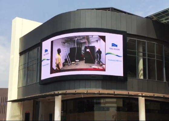 Location d'affichage LED plein couleur extérieur en aluminium sous pression pour stades, aéroports et centres commerciaux