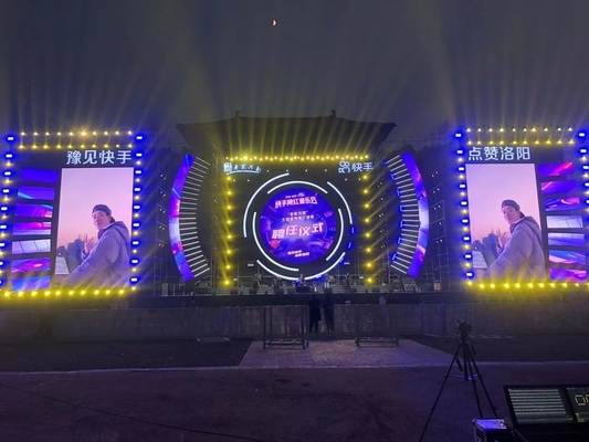 Prix d'usine Location Boîte à couleurs complètes Grand écran LED Scène Publicité Panneaux d'affichage LED