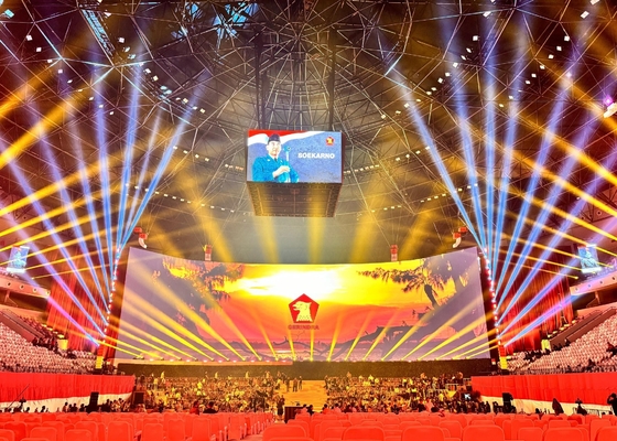 Écran de location LED / Affichage LED mince et léger, écran de festival de grande scène personnalisable
