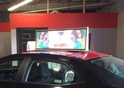 Taxis personnalisables P3 LED Publicités en haut de l'écran Petit, détachable et facile à installer