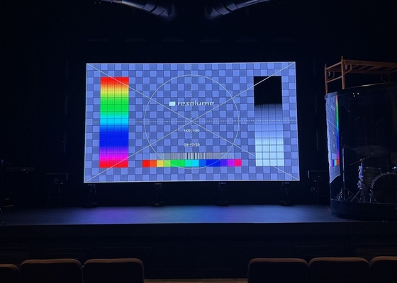 L'écran LED P16 de location HD flexible à couleur simple et double